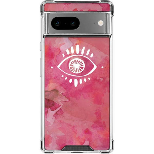 Desert Evil Eye Google Pixel 8a Clear Case